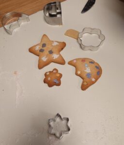 In der Weihnachtsbäckerei - Kekse