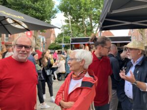 SPD Gescher auf dem Feierabendmarkt Gescher